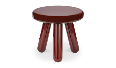 Joy Accent Table Deep Red Lacquer by Moe's Home at Eve Furniture