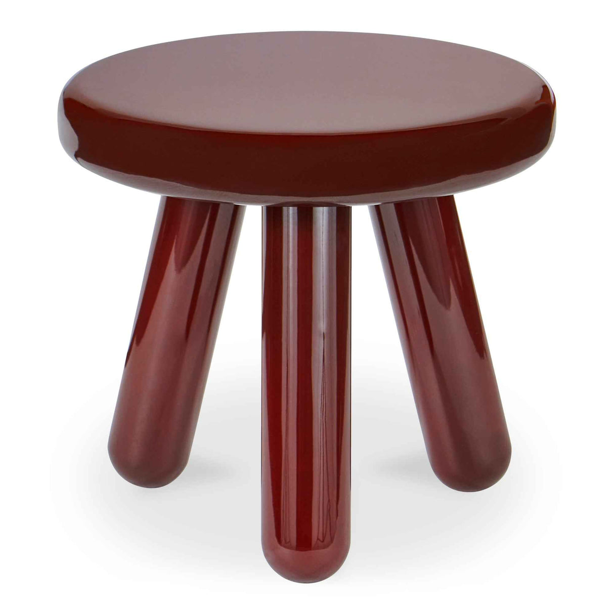 Joy Deep Red Accent Table
