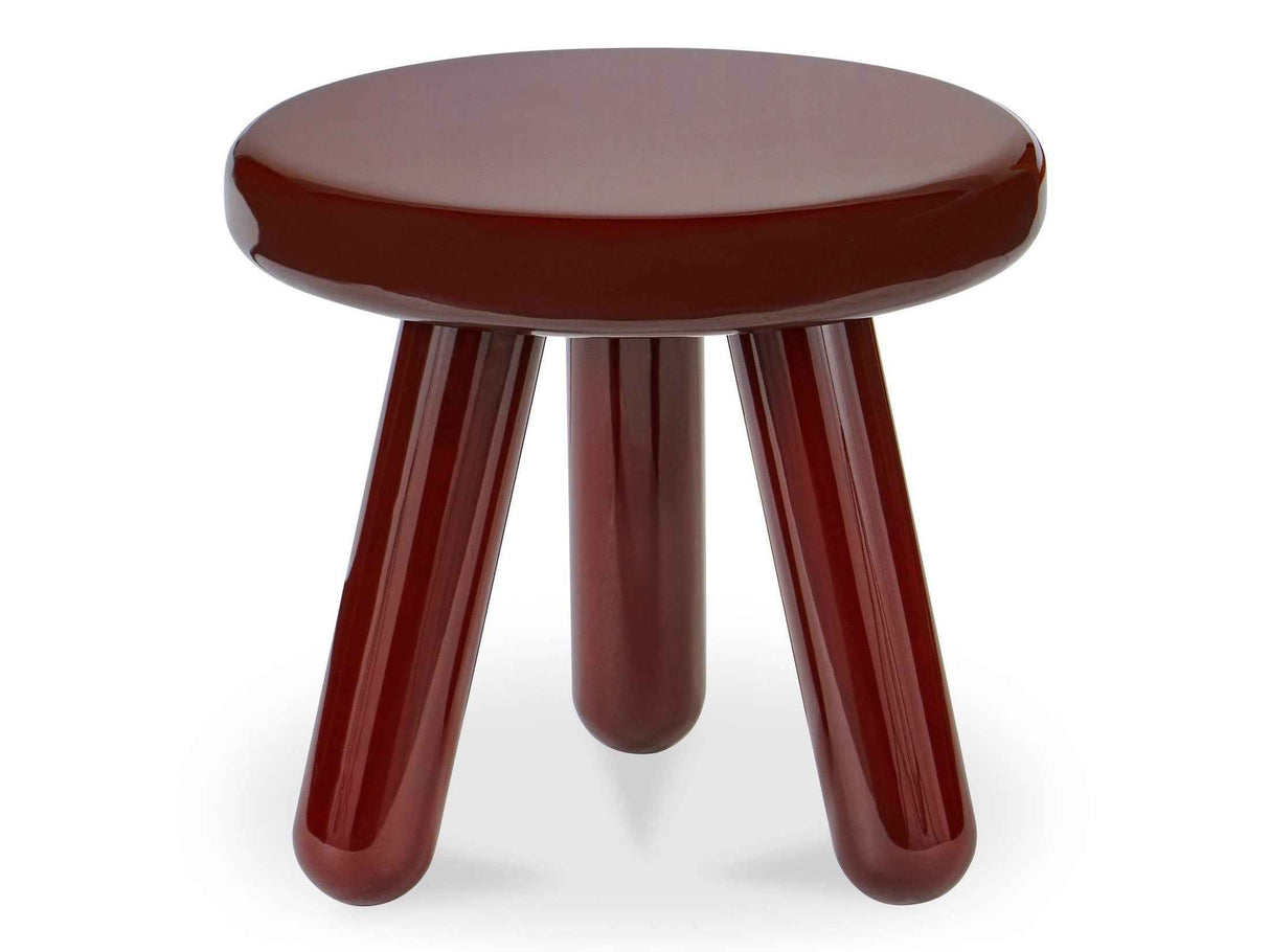 Joy Deep Red Accent Table