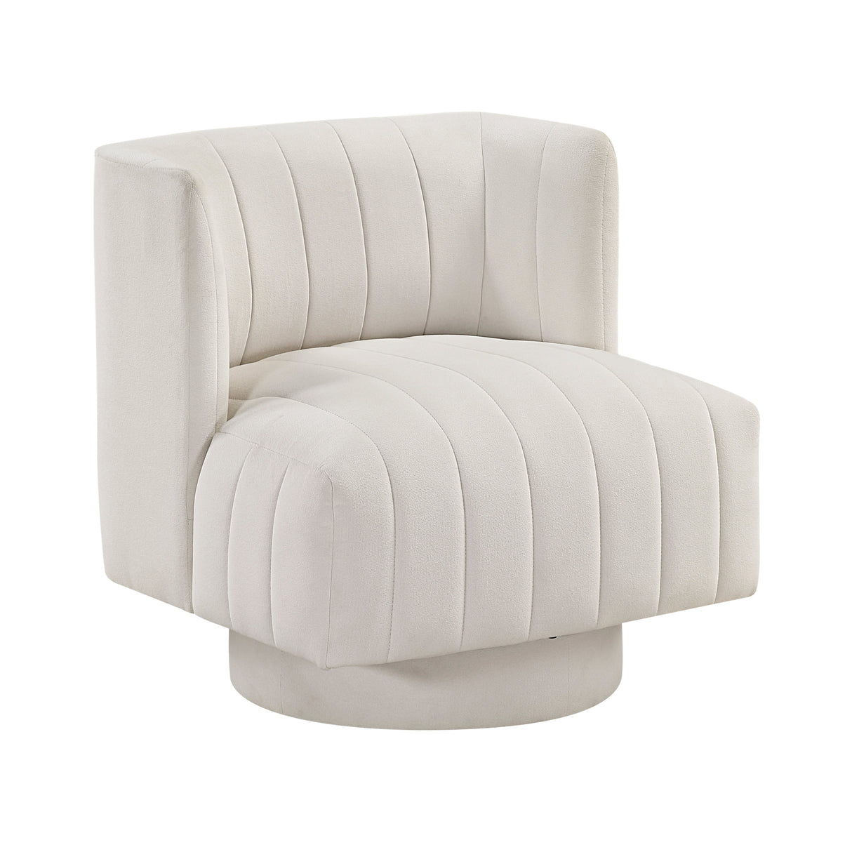 Joyce Beige Swivel Chair by Homelegance at Eve Furniture