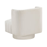 Joyce Beige Swivel Chair by Homelegance at Eve Furniture