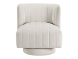 Joyce Beige Swivel Chair by Homelegance at Eve Furniture