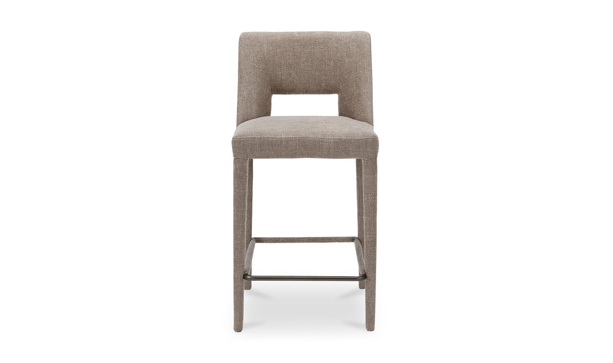 Joyce Counter Stool Light Brown by Moe's Home at Eve Furniture