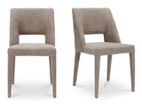 Joyce Light Brown Dining Chair (Set of 2) by Moe's Home at Eve Furniture