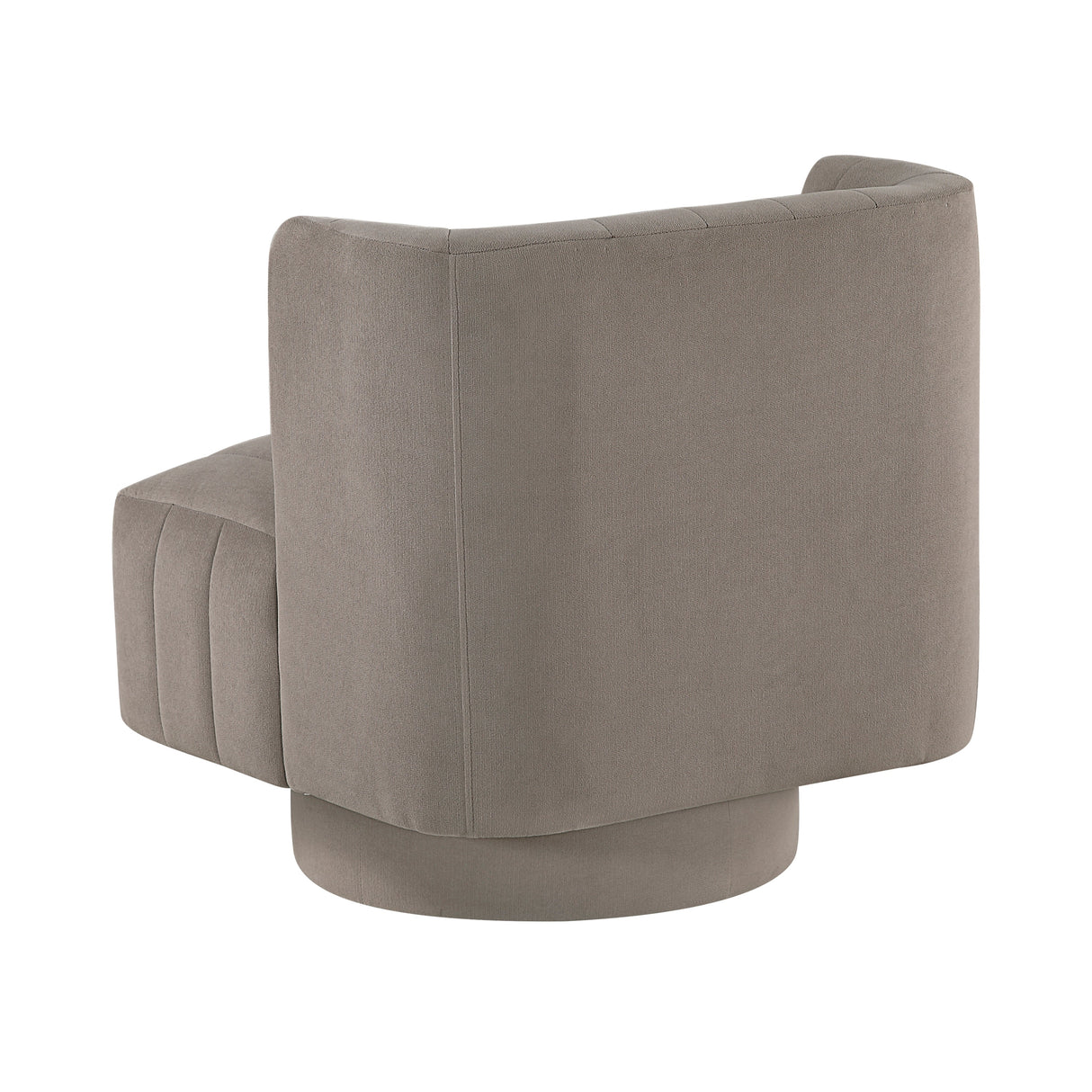 Joyce Taupe Swivel Chair by Homelegance at Eve Furniture