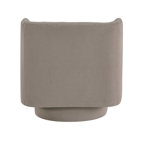 Joyce Taupe Swivel Chair by Homelegance at Eve Furniture