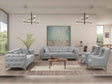 Joza Gray 3-Piece Living Room Set (Sofa & Loveseat & Chair) by Furnia at Eve Furniture