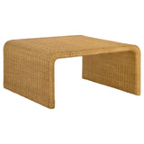 Juanita Natural Square Rattan Coffee Table by Coaster at Eve Furniture