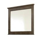 Juararo Dark Brown Bedroom Mirror (Mirror Only) by Ashley at Eve Furniture