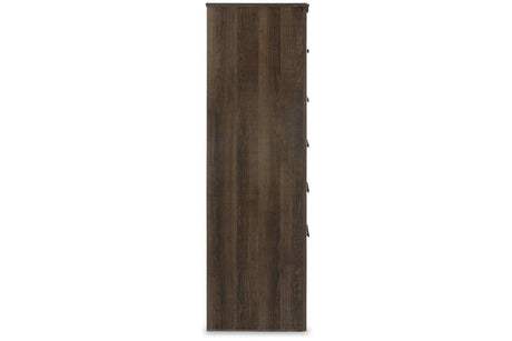 Juararo Dark Brown Chest of Drawers by Ashley at Eve Furniture