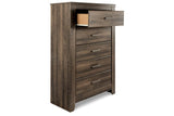 Juararo Dark Brown Chest of Drawers by Ashley at Eve Furniture