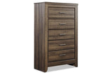 Juararo Dark Brown Chest of Drawers by Ashley at Eve Furniture