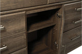 Juararo Dark Brown Dresser by Ashley at Eve Furniture