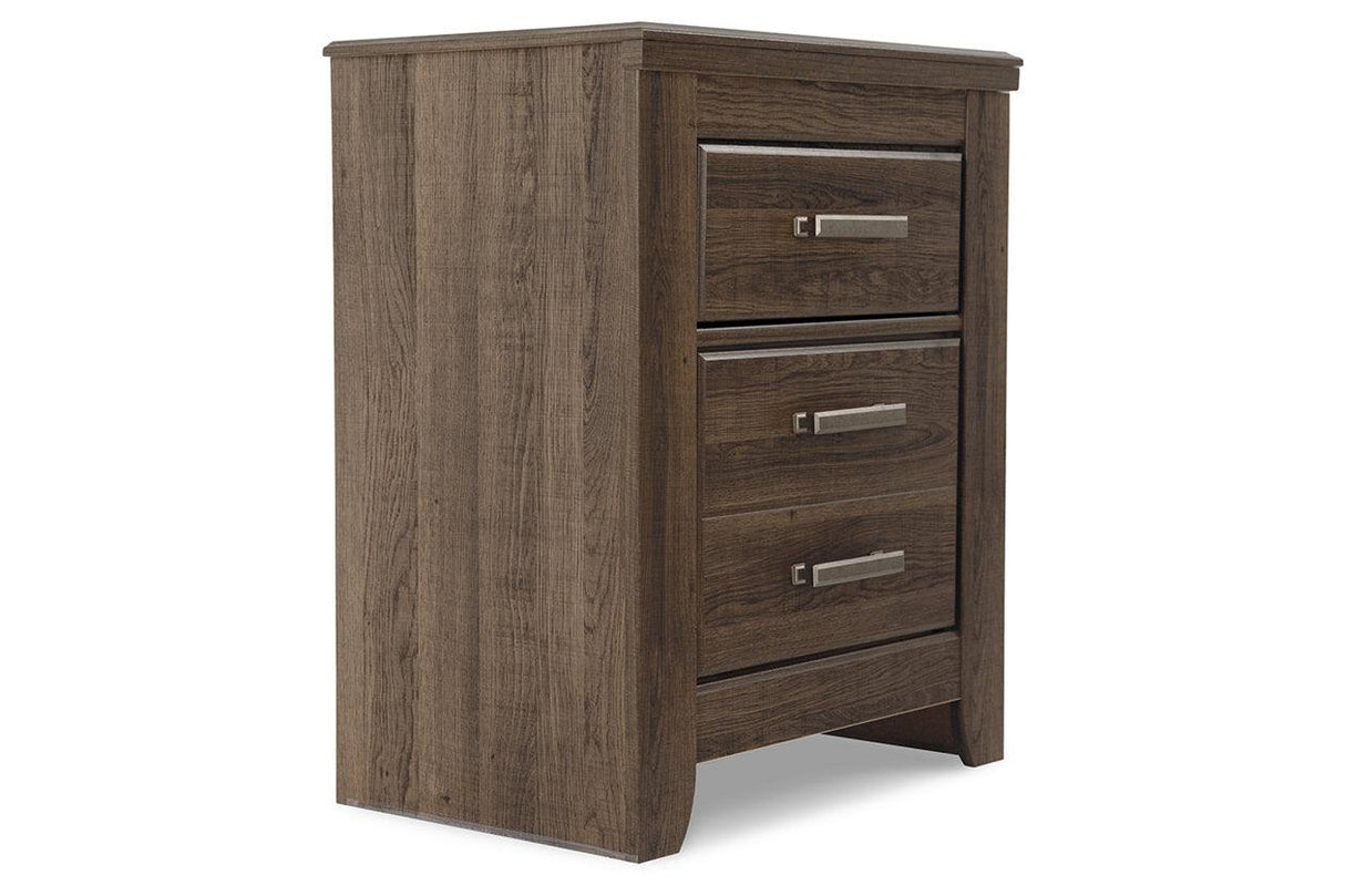 Juararo Dark Brown Nightstand by Ashley at Eve Furniture