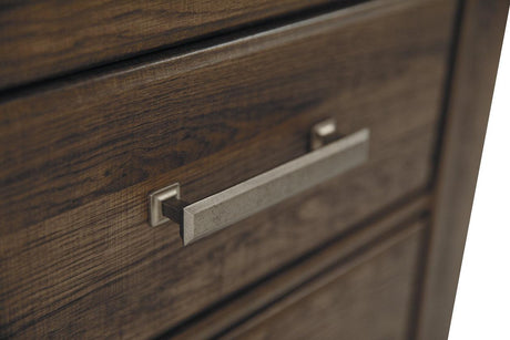 Juararo Dark Brown Nightstand by Ashley at Eve Furniture