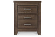 Juararo Dark Brown Nightstand by Ashley at Eve Furniture
