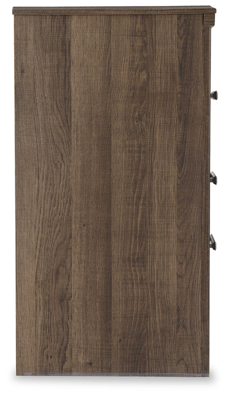Juararo Dark Brown Panel Bedroom Set by Ashley at Eve Furniture