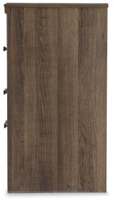 Juararo Dark Brown Panel Bedroom Set by Ashley at Eve Furniture
