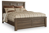 Juararo Dark Brown Panel Bedroom Set by Ashley at Eve Furniture