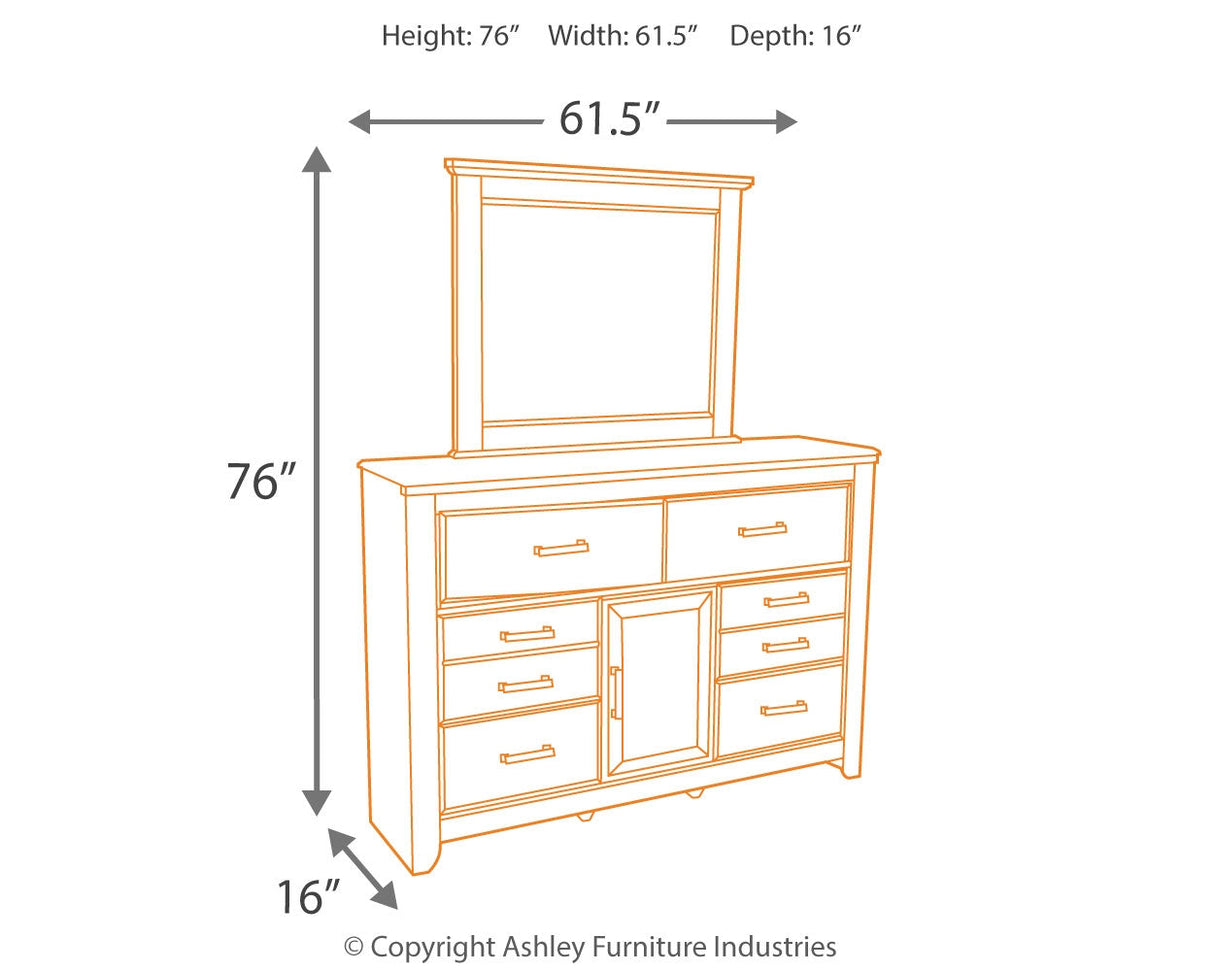 Juararo Dark Brown Poster Bedroom Set by Ashley at Eve Furniture