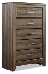 Juararo Dark Brown Poster Bedroom Set by Ashley at Eve Furniture