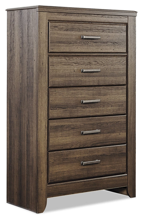 Juararo Dark Brown Poster Bedroom Set by Ashley at Eve Furniture