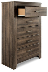 Juararo Dark Brown Poster Bedroom Set by Ashley at Eve Furniture