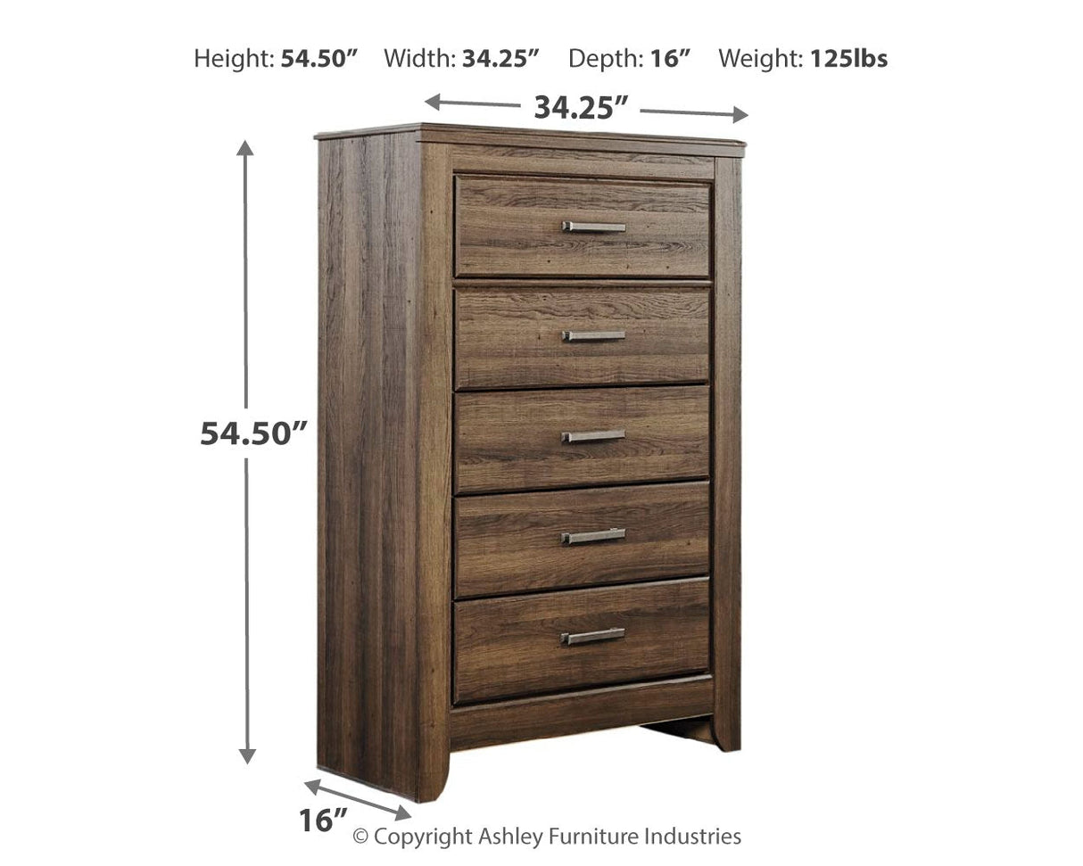Juararo Dark Brown Poster Bedroom Set by Ashley at Eve Furniture