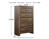 Juararo Dark Brown Poster Bedroom Set by Ashley at Eve Furniture