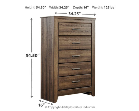 Juararo Dark Brown Poster Bedroom Set by Ashley at Eve Furniture