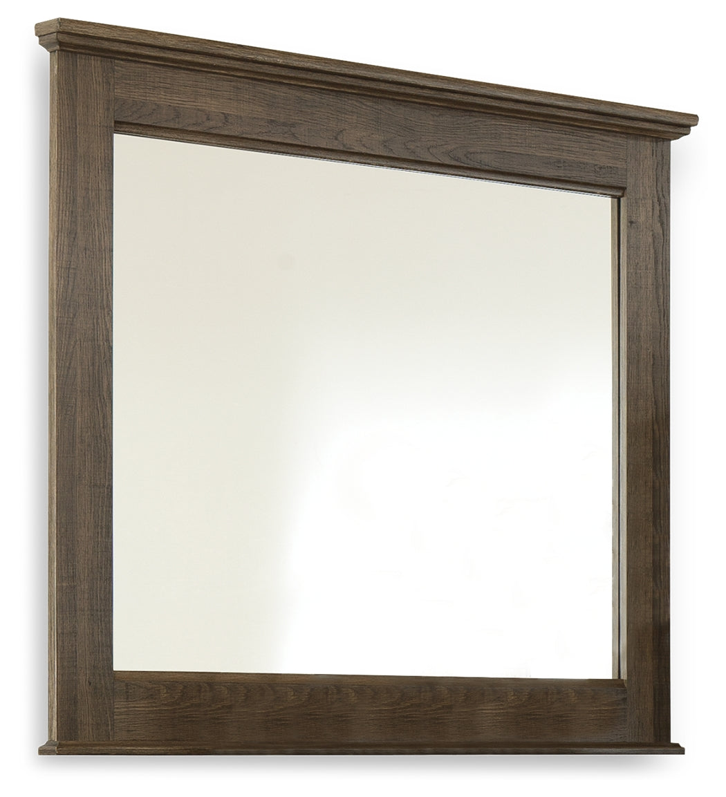 Juararo Dark Brown Poster Bedroom Set by Ashley at Eve Furniture