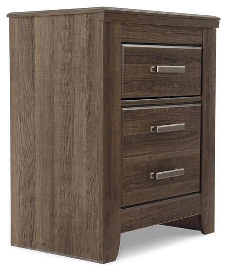 Juararo Dark Brown Poster Bedroom Set by Ashley at Eve Furniture