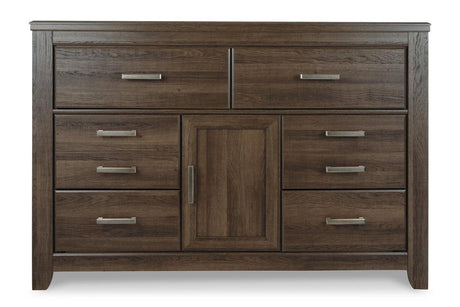 Juararo Dark Brown Dresser by Ashley at Eve Furniture