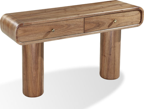 Juba Mongoose Walnut Console Table by Modus Furniture at Eve Furniture