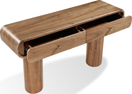 Juba Mongoose Walnut Console Table by Modus Furniture at Eve Furniture