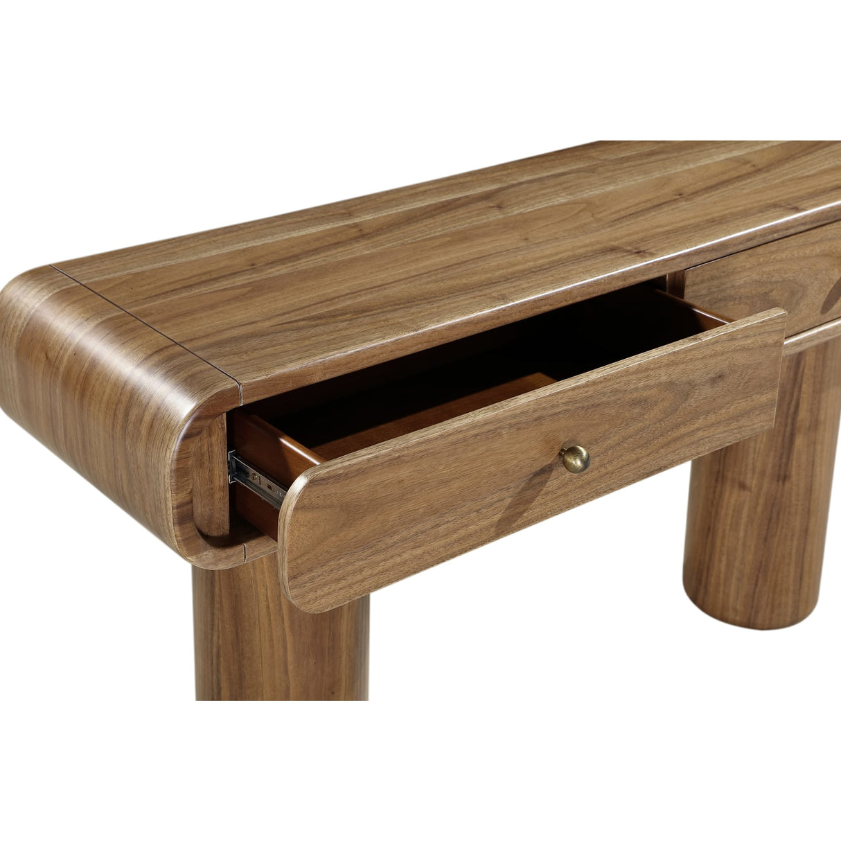 Juba Walnut Console Table in Mongoose by Modus Furniture at Eve Furniture