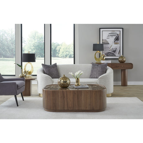 Juba Walnut Console Table in Mongoose by Modus Furniture at Eve Furniture