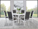 Judd Pearl White and Gray Dining Side Chair, Set of 2 by Coaster at Eve Furniture