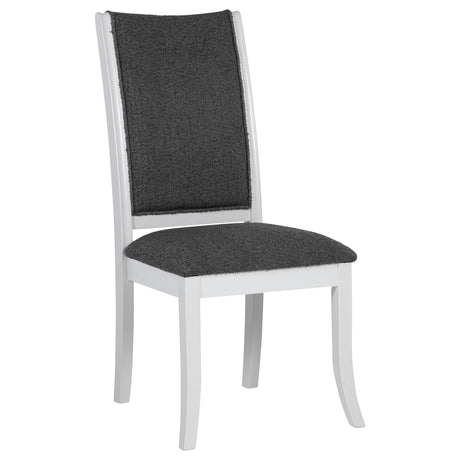 Judd Pearl White and Gray Dining Side Chair, Set of 2 by Coaster at Eve Furniture