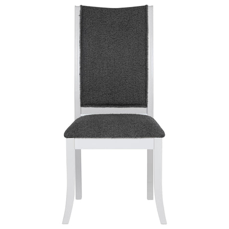 Judd Pearl White and Gray Dining Side Chair, Set of 2 by Coaster at Eve Furniture