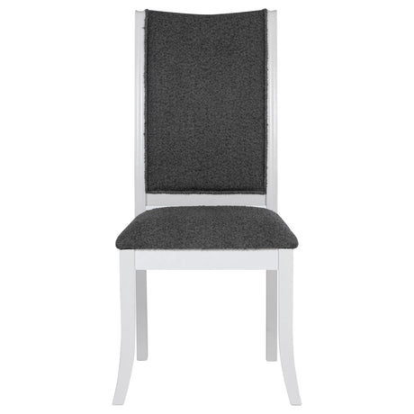 Judd Pearl White and Gray Dining Side Chair, Set of 2 by Coaster at Eve Furniture