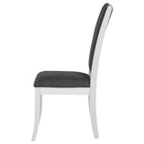 Judd Pearl White and Gray Dining Side Chair, Set of 2 by Coaster at Eve Furniture