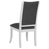 Judd Pearl White and Gray Dining Side Chair, Set of 2 by Coaster at Eve Furniture