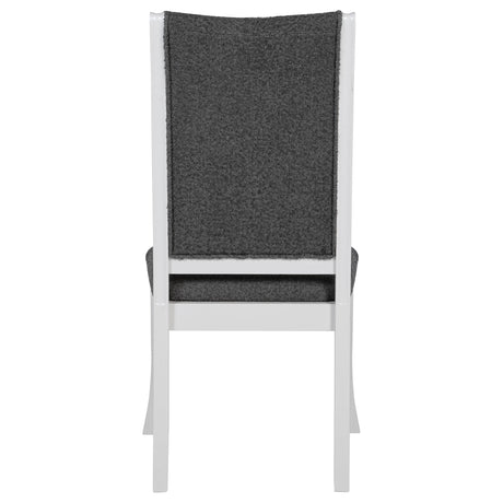 Judd Pearl White and Gray Dining Side Chair, Set of 2 by Coaster at Eve Furniture