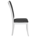 Judd Pearl White and Gray Dining Side Chair, Set of 2 by Coaster at Eve Furniture