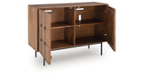 Juddins Brown Accent Cabinet by Ashley at Eve Furniture