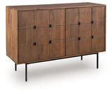 Juddins Brown Accent Cabinet by Ashley at Eve Furniture