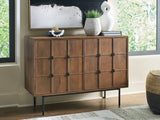 Juddins Brown Accent Cabinet by Ashley at Eve Furniture