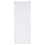 Jude 3-shelf Media Tower With Storage Cabinet White High Gloss