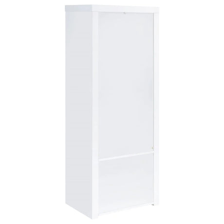 Jude White High Gloss 3-piece Entertainment Center With 71" TV Stand by Coaster at Eve Furniture